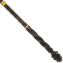 16" Hand Carved Mahogany Wood Mad-Eye Magic Wand