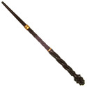 16" Hand Carved Mahogany Wood Mad-Eye Magic Wand