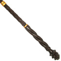 16" Hand Carved Mahogany Wood Mad-Eye Magic Wand