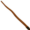 14.5" Hand Turned Carved Caduceus Teak Wood Magic 
