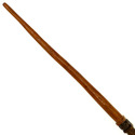 14.5" Hand Turned Carved Caduceus Teak Wood Magic 