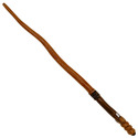 14.5" Hand Turned Carved Caduceus Teak Wood Magic 