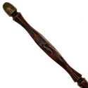 14.5" Hand Carved Mahogany Wood Sorcerer Magic Wan