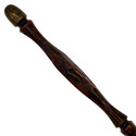 14.5" Hand Carved Mahogany Wood Sorcerer Magic Wan