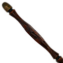 14.5" Hand Carved Mahogany Wood Sorcerer Magic Wan