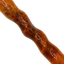 14.5" Hand Carved Mahogany Wood Trios Magic Wand
