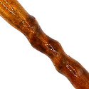 14.5" Hand Carved Mahogany Wood Trios Magic Wand