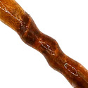 14.5" Hand Carved Mahogany Wood Trios Magic Wand