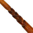 14.5" Hand Carved Mahogany Wood Trios Magic Wand