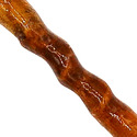 14.5" Hand Carved Mahogany Wood Trios Magic Wand