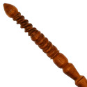 15" Hand Carved Mahogany Wood Mythic Wizards Magic