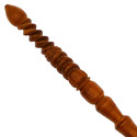 15" Hand Carved Mahogany Wood Mythic Wizards Magic