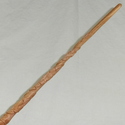 16" Hand Carved Almond Wood DE Skull Magic Wand