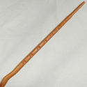 16" Hand Carved Mahogany Wood DE Snake Magic Wand