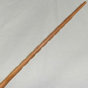 16" Hand Carved Mahogany Wood DE Snake Magic Wand