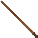 15" Hand Turned Brown Draco Teak Wood Magic Wand S