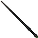 15" Hand Turned Emerald Tear Teak Wood Magic Wand 