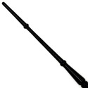 15" Hand Turned Classic Black Teak Wood Magic Wand