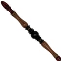 15.25" Hand Turned Elegant Teak Wood Magic Wand