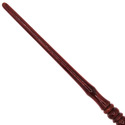 15" Hand Turned Classic Red Teak Wood Magic Wand