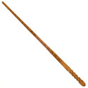 16" Hand Carved Cho Chang Mahogany Wood Magic Wand