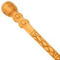 15.75" Hand Carved Almond Wood Prof. Moody Magic W