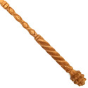 16" Hand Carved Almond Wood Moody Magic Wand