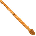 16" Hand Carved Almond Wood Mad-Eye Magic Wand