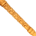 16" Hand Carved Almond Wood Mad-Eye Magic Wand