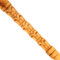 16" Hand Carved Almond Wood Mad-Eye Magic Wand