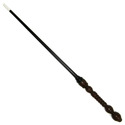 15" Inquisitor Hand Turned Mahogany Wood Magic Wan