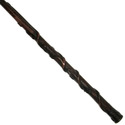 15" Hand Carved Vinespell Mahogany Wood Magic Wand