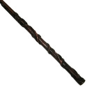 15" Hand Carved Vinespell Mahogany Wood Magic Wand