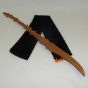 16" Hand Carved Mahogany Wood DE Thorn Magic Wand