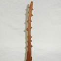 16" Hand Carved Mahogany Wood DE Thorn Magic Wand