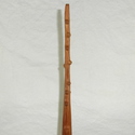 16" Hand Carved Mahogany Wood DE Thorn Magic Wand