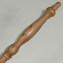 16" Hand Turned Classic Mahogany Wood Magic Wand