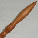 16" Hand Turned Classic Mahogany Wood Magic Wand