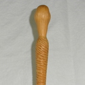 16" Hand Carved Mahogany Wood Mummy Magic Wand