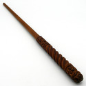 15" Hand Carved Leta LeStrange Mahogany Wood Magic