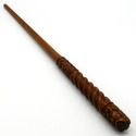 15" Hand Carved Leta LeStrange Mahogany Wood Magic