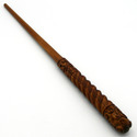 15" Hand Carved Leta LeStrange Mahogany Wood Magic