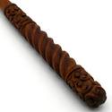 15" Hand Carved Leta LeStrange Mahogany Wood Magic