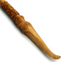 15.5" Flamel Hand Carved Almond Wood Magic Wand