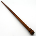 15" Hand Turned Squared Mahogany Wood Magic Wand