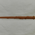 16" Slughorn Hand Carved Mahogany Wood Magic Wand