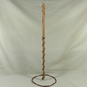 16" Long Bottom Hand Carved Mahoe Wood Magic Wand