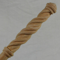 16" Spirals Hand Turned and Carved Mahoe Wood Magi