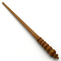 16" Hand Turned Orbs Mahogany Wood Magic Wand