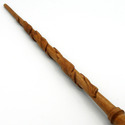 16" DeLacour Hand Carved Mahogany Wood Magic Wand